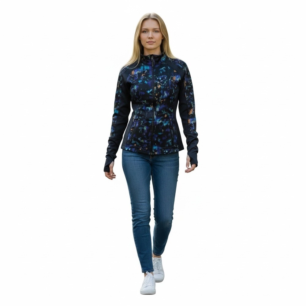 Zella Multicolored Reversible Patterned Jacket - Picture 2 of 16